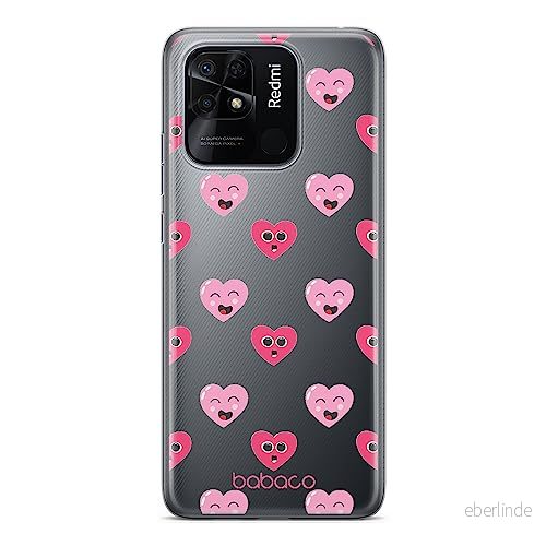 ERT GROUP mobiltelefonfodral för Xiaomi REDMI 10C originalt och officiellt licensierat Babaco mönster Hearts 006 optimalt anpassad till formen på mobiltelefonen, gedeeltelijk transparant 5905511547363