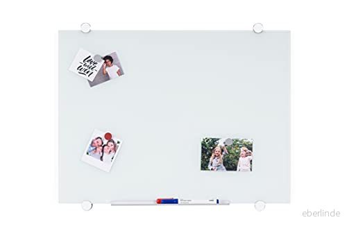 Bi Office flödesglas krittavla, magnetisk whiteboard, 60 x 45 cm 5603750113669