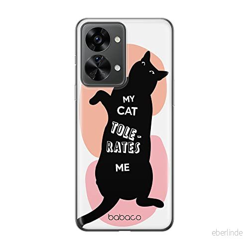 ERT GROUP mobiltelefonfodral för Oneplus NORD 2T 5G originalt och officiellt licensierat Babaco mönster Cats 003 optimalt anpassad till formen på mobiltelefonen, fodral tillverkad av TPU plast 5905511274405