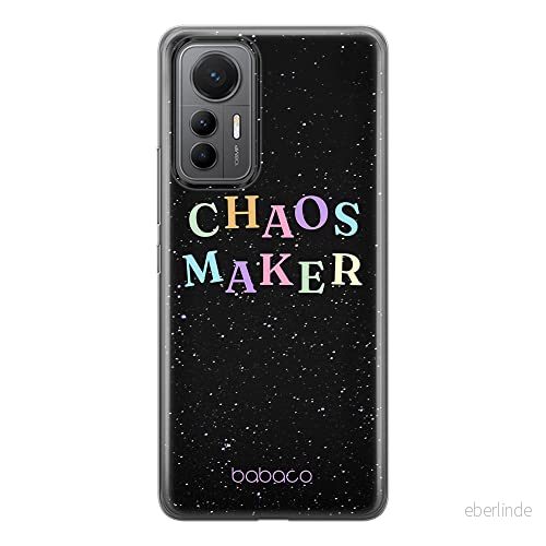 ERT GROUP mobiltelefonfodral för Xiaomi 12 LITE originalt och officiellt licensierat Babaco mönster Chaos maker 002 optimalt anpassad till formen på mobiltelefonen, fodral tillverkad av TPU plast 5905511508715