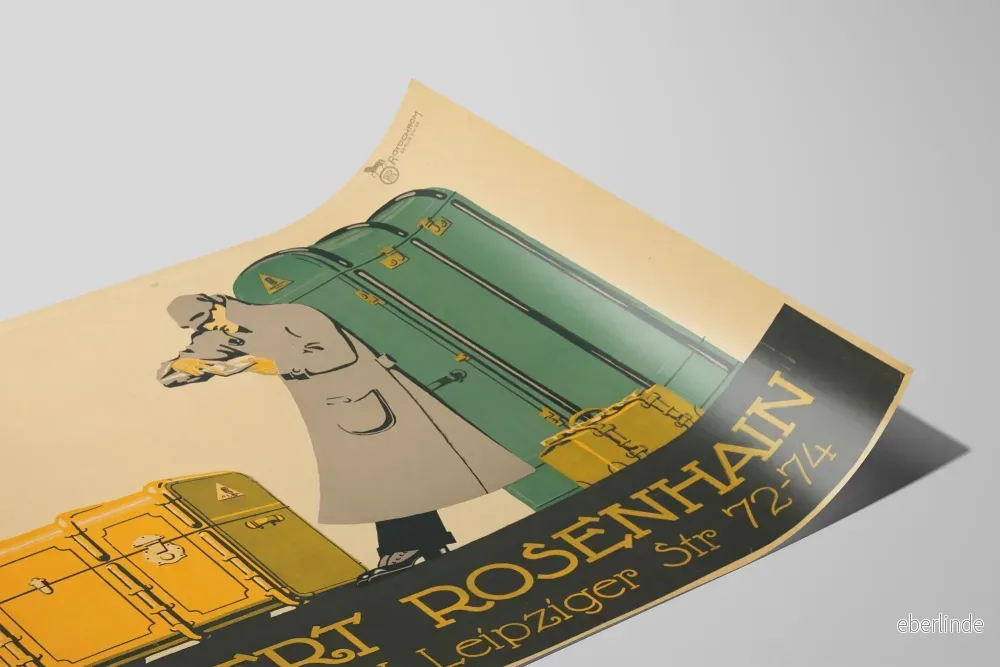 Vintageposter Albert Rosenhain Berlin Leipzig Str 72-74 - Bild 2