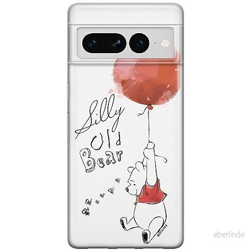 ERT GROUP mobiltelefonfodral för Google PIXEL 7 PRO originalt och officiellt licensierat Disney mönster Winnie the Pooh & Friends 002, fodral tillverkad av TPU plast 5905795161866