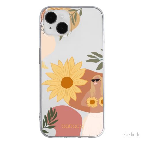 ERT GROUP mobiltelefonfodral för Apple Iphone 14 PLUS originalt och officiellt licensierat Babaco mönster Flowers 015 optimalt anpassad till formen på mobiltelefonen, gedeeltelijk transparant 5905131900852