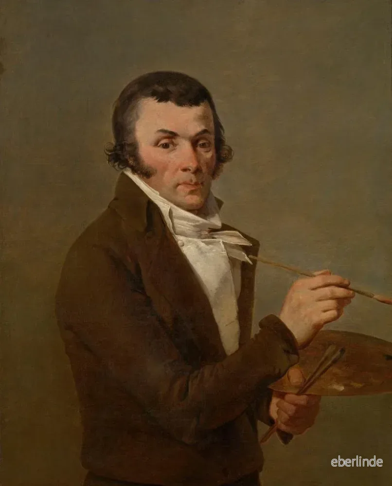 Målning Le Peintre Jan Baptist Berré - Balthasar Paul Ommeganck | Konsttryck - Bild 2
