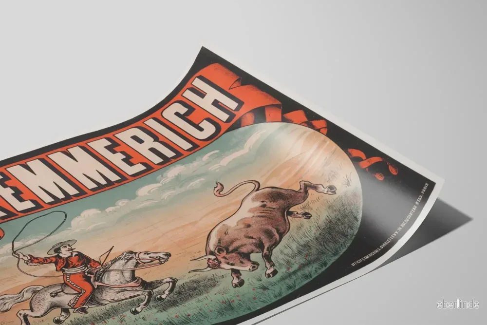 Väggposter Kemmerich Cavalier och Tjur Vintage - Bild 2