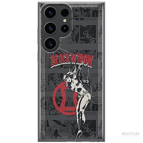ERT GROUP mobiltelefonfodral för Samsung S23 ULTRA originalt och officiellt licensierat Marvel mönster Black Widow 006 optimalt anpassad till formen på mobiltelefonen, fodral tillverkad av TPU plast 5905511457457