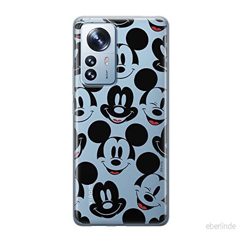 ERT GROUP mobiltelefonfodral för Xiaomi 12 PRO originalt och officiellt licensierat Disney mönster Mickey 018 optimalt anpassad till formen på mobiltelefonen, gedeeltelijk transparant 5905511519797