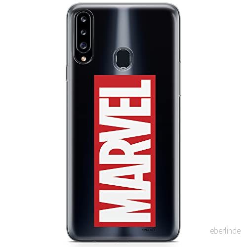 ERT GROUP mobiltelefonfodral för Samsung A20S originalt och officiellt licensierat Marvel mönster 007 optimalt anpassad till formen på mobiltelefonen, gedeeltelijk transparant 5904805437175
