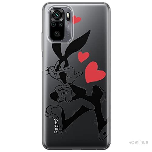 ERT GROUP mobiltelefonfodral för Xiaomi REDMI NOTE 10/ 10S originalt och officiellt licensierat Looney Tunes mönster Bugs 002 optimalt anpassad till formen på mobiltelefonen, gedeeltelijk transparant 5903537193571