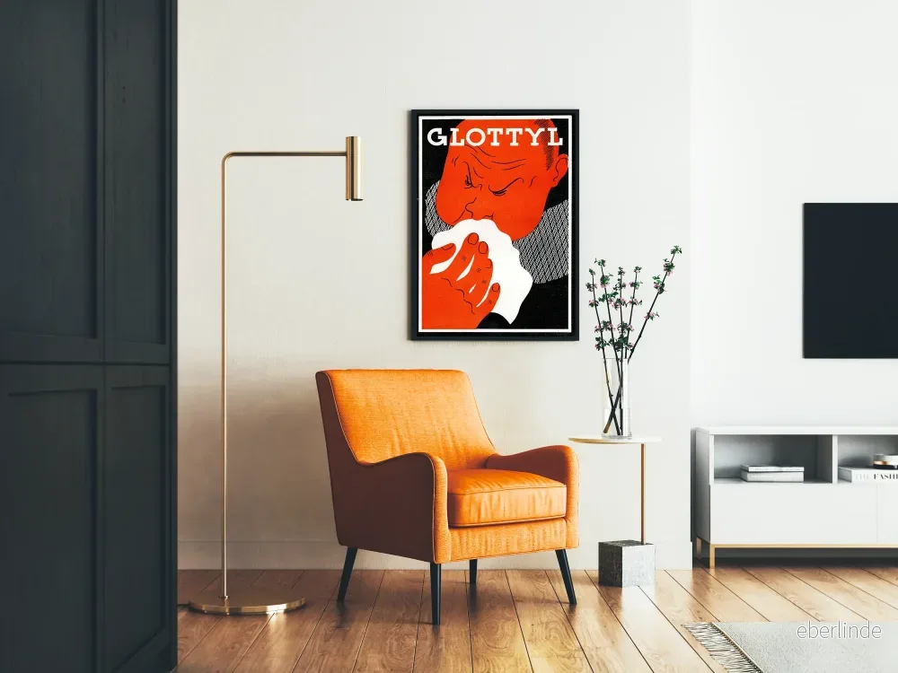 Vintageposter Glottyl - Retro reklambild - Bild 2