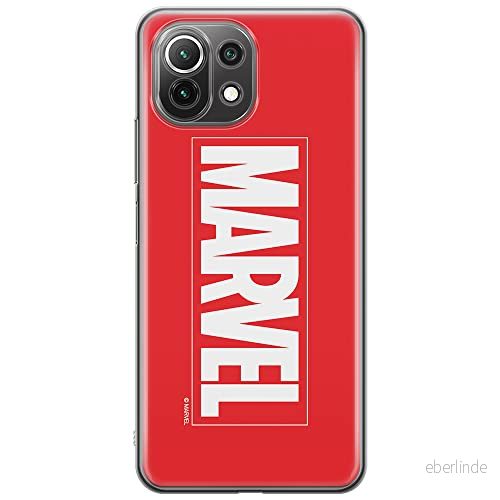 ERT GROUP mobiltelefonfodral för Xiaomi 11 LITE 4G/5G originalt och officiellt licensierat Marvel mönster 001, fodral tillverkad av TPU plast 5903932699906