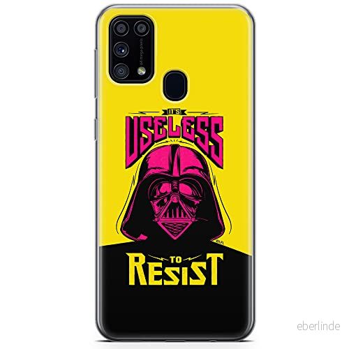 ERT GROUP mobiltelefonfodral för Samsung M31 originalt och officiellt licensierat Star Wars mönster Darth Vader 024 optimalt anpassad till formen på mobiltelefonen, fodral tillverkad av TPU plast 5904805479373