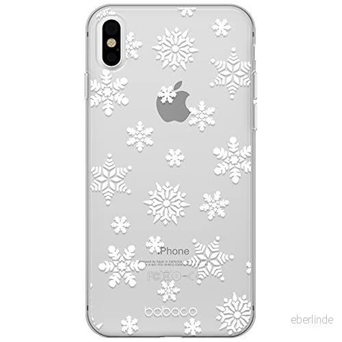 ERT GROUP mobiltelefonfodral för Apple Iphone X/XS originalt och officiellt licensierat Babaco mönster Winter 001 Vit optimalt anpassad till formen på mobiltelefonen, gedeeltelijk transparant 5903932044812