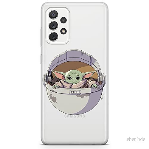 ERT GROUP mobiltelefonfodral för Samsung A33 5G originalt och officiellt licensierat Star Wars mönster Baby Yoda 026 optimalt anpassad till formen på mobiltelefonen, gedeeltelijk transparant 5904805350184