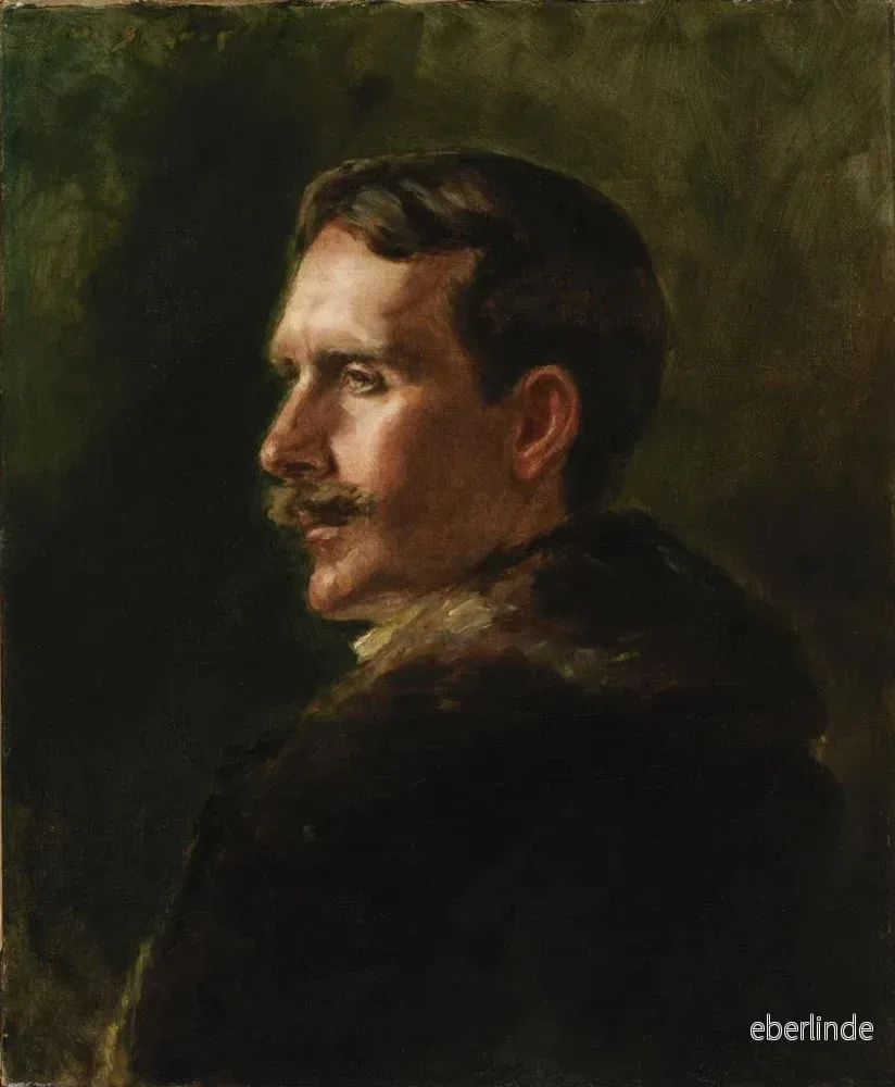 Målning Le manteau de fourrure - Alice Pike Barney | Konsttryck - Bild 2