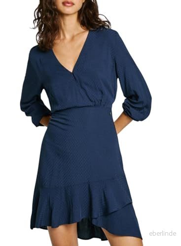 Pepe Jeans Kendall Vardagsklänning, Small, Dulwich blå 8445866877410