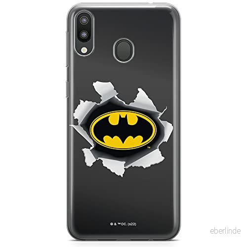 ERT GROUP mobiltelefonfodral för Samsung M20 originalt och officiellt licensierat DC mönster Batman 059 optimalt anpassad till formen på mobiltelefonen, fodral tillverkad av TPU plast 5905131535092