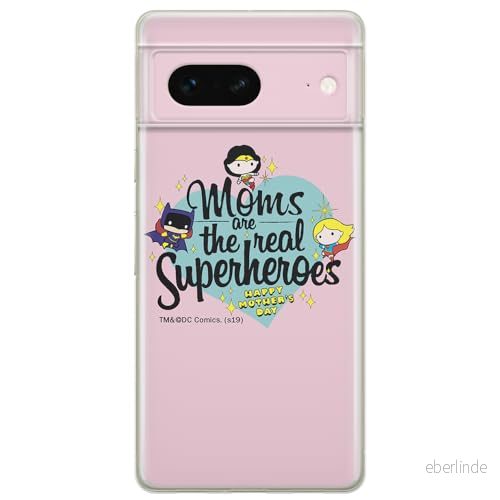 ERT GROUP mobiltelefonfodral för Google PIXEL 7 originalt och officiellt licensierat DC mönster Super Girls 005 optimalt anpassad till formen på mobiltelefonen, fodral tillverkad av TPU plast 5905795142865