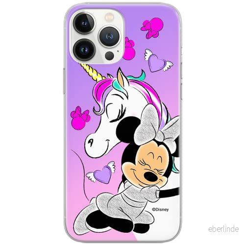 ERT GROUP mobiltelefonfodral för Huawei P30 originalt och officiellt licensierat Disney mönster Minnie 036 Vit optimalt anpassad till formen på mobiltelefonen, fodral tillverkad av TPU plast 5903040660447