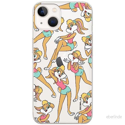 ERT GROUP mobiltelefonfodral för Iphone 13 originalt och officiellt licensierat Looney Tunes mönster Lola 003 optimalt anpassad till formen på mobiltelefonen, gedeeltelijk transparant 5905511639822