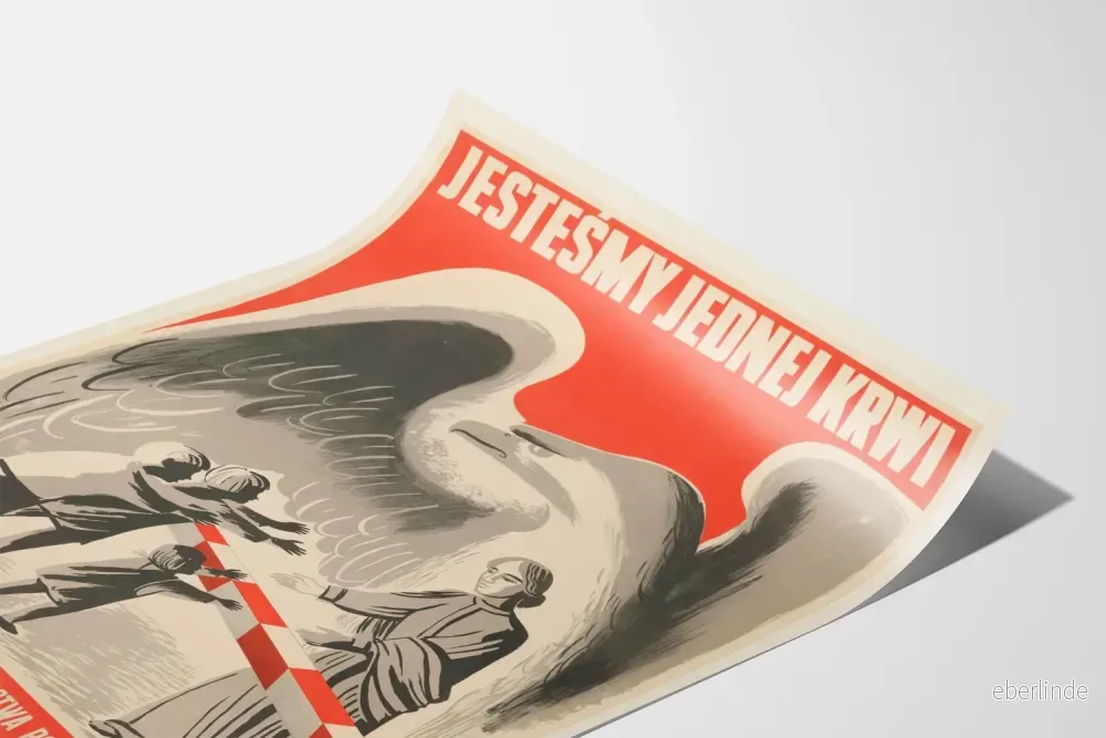 Vintage dekorativ poster Jesteśmy Jednej Krwi - Bild 3