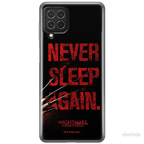 ERT GROUP mobiltelefonfodral för Samsung F62 / M62 originalt och officiellt licensierat Horror mönster Nightmare of Elm Street 003, fodral tillverkad av TPU plast 5905511076672