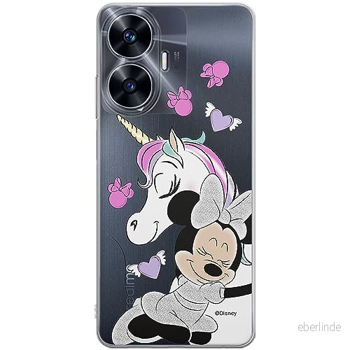 ERT GROUP mobiltelefonfodral för Realme C55 originalt och officiellt licensierat Disney mönster Minnie 036 optimalt anpassad till formen på mobiltelefonen, gedeeltelijk transparant 5905511872830