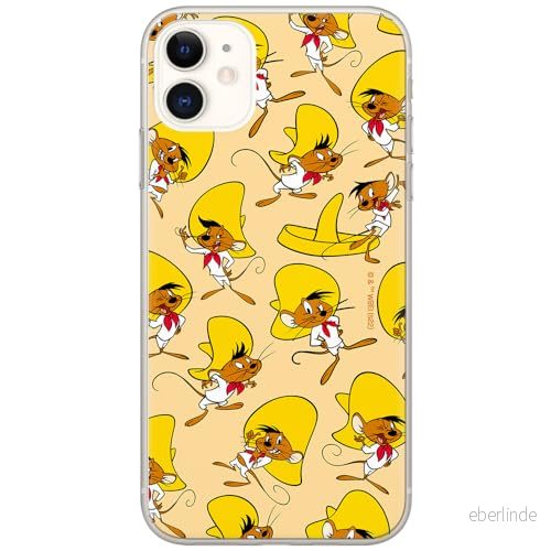 ERT GROUP mobiltelefonfodral för Iphone 11 originalt och officiellt licensierat Looney Tunes mönster Speedy Gonzales 001 optimalt anpassad till formen på mobiltelefonen, fodral tillverkad av TPU plast 5905511643171