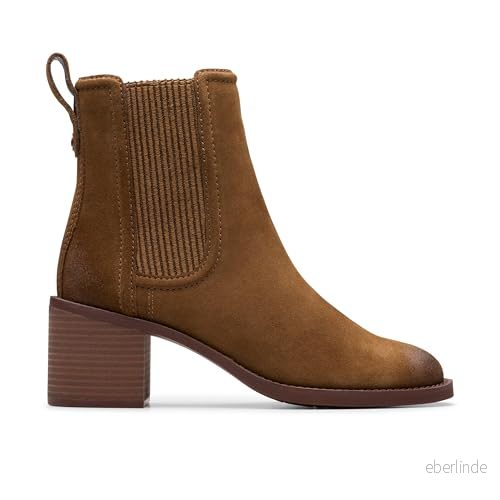 Clarks Chamberly Top Womens Walnut Suede 5063090505744