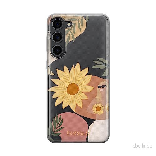 ERT GROUP mobiltelefonfodral för Samsung S23 PLUS originalt och officiellt licensierat Babaco mönster Flowers 015 optimalt anpassad till formen på mobiltelefonen, gedeeltelijk transparant 5905511450243