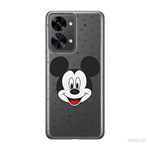 ERT GROUP mobiltelefonfodral för Oneplus NORD 2T 5G originalt och officiellt licensierat Disney mönster Mickey 020 optimalt anpassad till formen på mobiltelefonen, gedeeltelijk transparant 5905511266011
