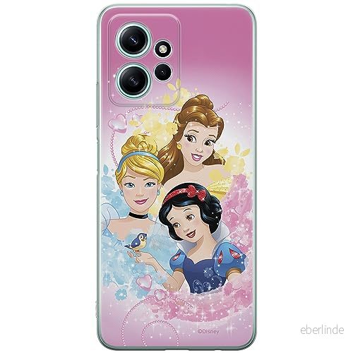 ERT GROUP mobiltelefonfodral för Xiaomi REDMI NOTE 12 4G originalt och officiellt licensierat Disney mönster Princesses 005 anpassad till formen på mobiltelefonen, fodral tillverkad av TPU plast 5905511951313
