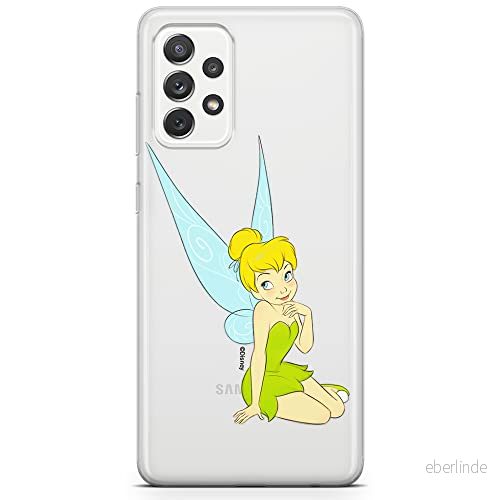 ERT GROUP mobiltelefonfodral för Samsung A73 5G originalt och officiellt licensierat Disney mönster Tinker Bell 005 optimalt anpassad till formen på mobiltelefonen, gedeeltelijk transparant 5905131133786