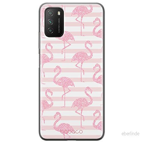 ERT GROUP mobiltelefonfodral för Xiaomi REDMI 9T originalt och officiellt licensierat Babaco mönster Flamingo 001 optimalt anpassad till formen på mobiltelefonen, fodral tillverkad av TPU plast 5904805597176