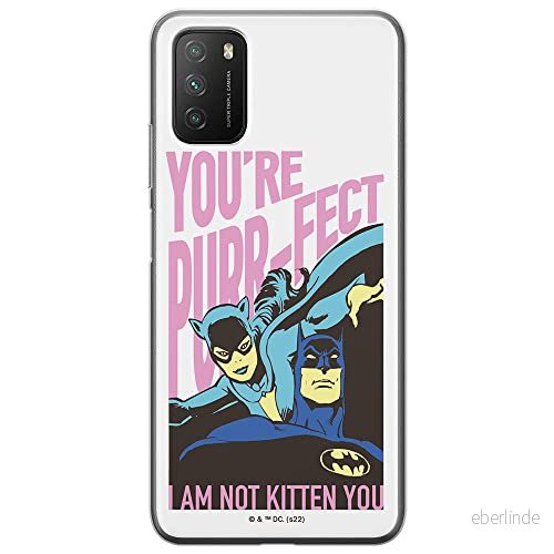 ERT GROUP mobiltelefonfodral för Xiaomi REDMI 9T/ POCO M3 originalt och officiellt licensierat DC mönster Batman 067 optimalt anpassad till formen på mobiltelefonen, fodral tillverkad av TPU plast 5905131520791