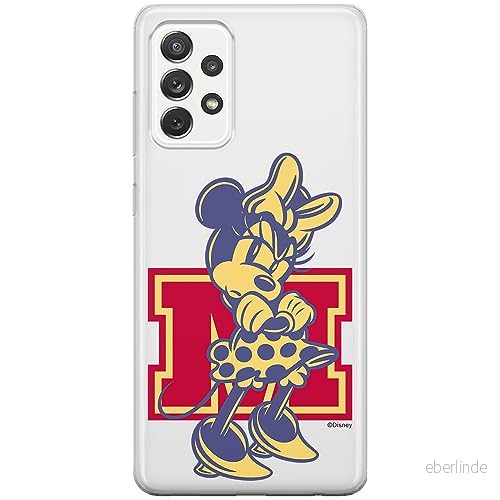 ERT GROUP mobiltelefonfodral för Samsung A73 5G originalt och officiellt licensierat Disney mönster Minnie 072 optimalt anpassad till formen på mobiltelefonen, gedeeltelijk transparant 5905795023461