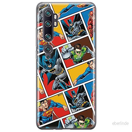 ERT GROUP mobiltelefonfodral för Xiaomi MI NOTE 10 / PRO originalt och officiellt licensierat DC mönster Justice League 001, fodral tillverkad av TPU plast 5904805580703