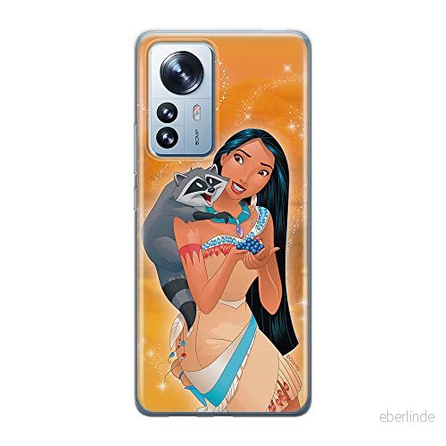 ERT GROUP mobiltelefonfodral för Xiaomi 12 PRO originalt och officiellt licensierat Disney mönster Pocahontas & Meeko 001 anpassad till formen på mobiltelefonen, fodral tillverkad av TPU plast 5905511517250