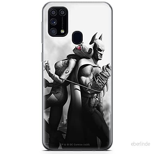 ERT GROUP mobiltelefonfodral för Samsung M31 originalt och officiellt licensierat DC mönster Batman 011 optimalt anpassad till formen på mobiltelefonen, fodral tillverkad av TPU plast 5904805481796