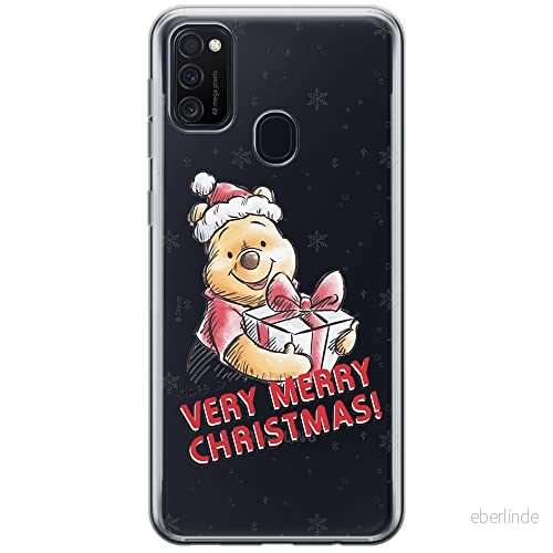 ERT GROUP mobiltelefonfodral för Samsung M21 originalt och officiellt licensierat Disney mönster Winnie the Pooh and friends 024 anpassad till formen på mobiltelefonen, gedeeltelijk transparant 5903537833743