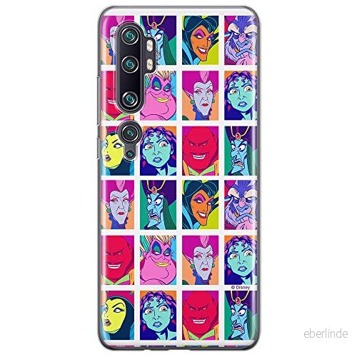 ERT GROUP mobiltelefonfodral för Xiaomi MI NOTE 10 / PRO originalt och officiellt licensierat Disney mönster Villains 002, fodral tillverkad av TPU plast 5904805579738