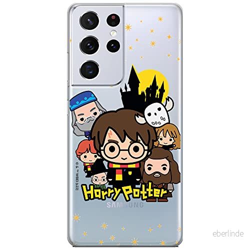 ERT GROUP mobiltelefonfodral för Samsung S21 ULTRA originalt och officiellt licensierat Harry Potter mönster 100 optimalt anpassad till formen på mobiltelefonen, gedeeltelijk transparant 5905131728999