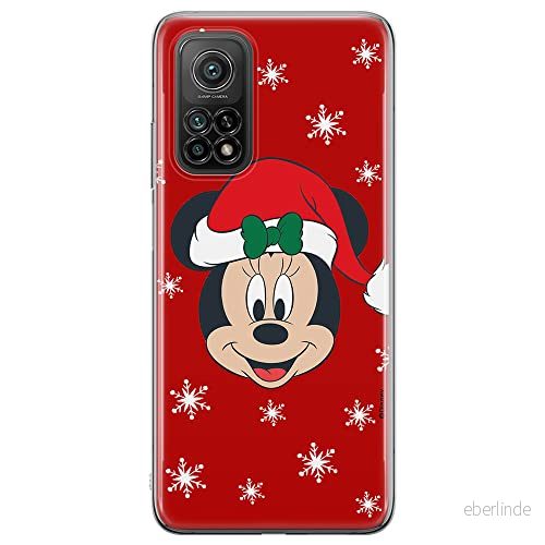 ERT GROUP mobiltelefonfodral för Xiaomi MI 10T 5G / PRO originalt och officiellt licensierat Disney mönster Minnie 061 anpassad till formen på mobiltelefonen, fodral tillverkad av TPU plast 5903040340929