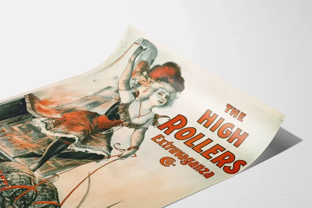 Vintageposter The High Rollers Extravaganza Mamie Lamb - Bild 3