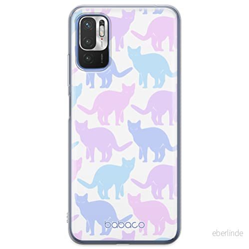 ERT GROUP mobiltelefonfodral för Xiaomi REDMI NOTE 10 5G / POCO M3 PRO originalt och officiellt licensierat Babaco mönster Cats 011, fodral tillverkad av TPU plast 5905131054524