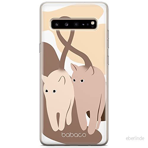 ERT GROUP mobiltelefonfodral för Samsung S10 5G originalt och officiellt licensierat Babaco mönster Cats 002 optimalt anpassad till formen på mobiltelefonen, fodral tillverkad av TPU plast 5905131085115