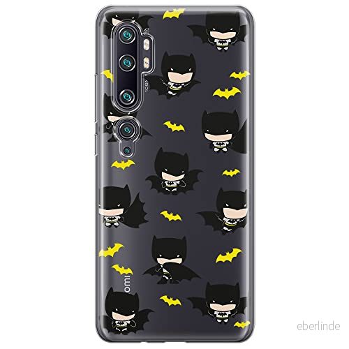 ERT GROUP mobiltelefonfodral för Xiaomi MI NOTE 10 / PRO originalt och officiellt licensierat DC mönster Batman 077 optimalt anpassad till formen på mobiltelefonen, gedeeltelijk transparant 5905131505071