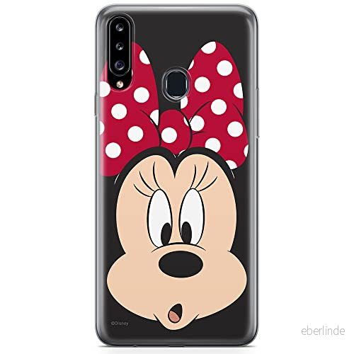 ERT GROUP mobiltelefonfodral för Samsung A20S originalt och officiellt licensierat Disney mönster Minnie 054 optimalt anpassad till formen på mobiltelefonen, fodral tillverkad av TPU plast 5904805436345