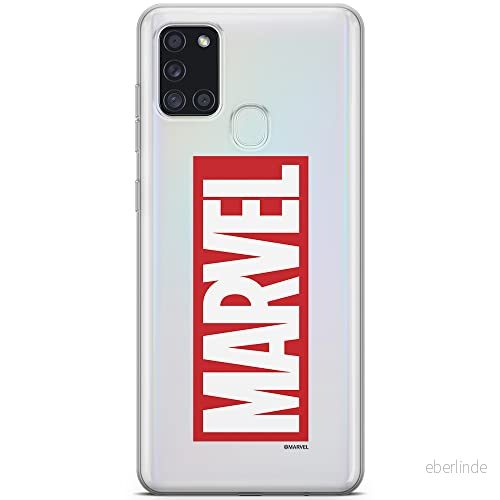 ERT GROUP mobiltelefonfodral för Samsung A21s originalt och officiellt licensierat Marvel mönster 007 optimalt anpassad till formen på mobiltelefonen, gedeeltelijk transparant 5903040257821