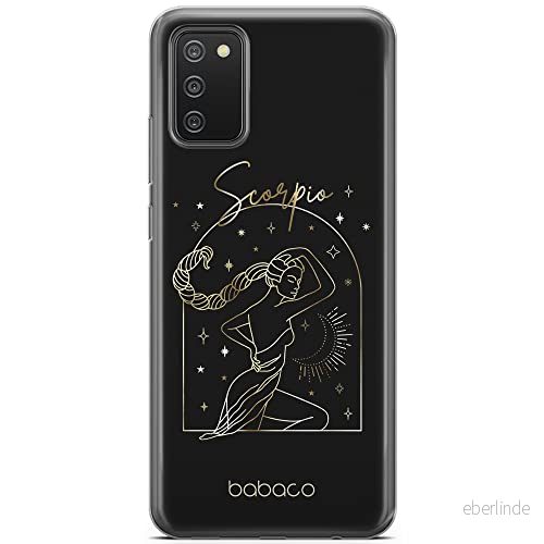 ERT GROUP mobiltelefonfodral för Samsung A02S originalt och officiellt licensierat Babaco mönster Zodiac Woman 008 optimalt anpassad till formen på mobiltelefonen, fodral tillverkad av TPU plast 5903932232318